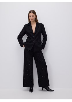 Reserved - Marynarka ze strasem - czarny ze sklepu Reserved w kategorii Kurtki damskie - zdjęcie 187595779