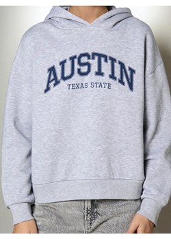 Sinsay - Bluza z napisem - szary ze sklepu Sinsay w kategorii Bluzy damskie - zdjęcie 187597339