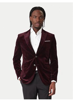 JOOP! Marynarka Horace 30048716 Bordowy Slim Fit ze sklepu MODIVO w kategorii Marynarki męskie - zdjęcie 187598447
