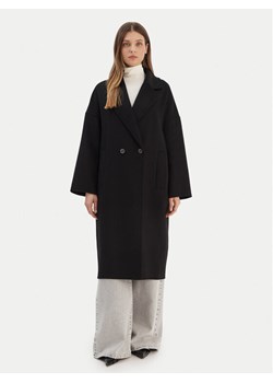 ViCOLO Płaszcz wełniany TF0003 Czarny Regular Fit ze sklepu MODIVO w kategorii Płaszcze damskie - zdjęcie 187598478