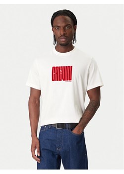 Calvin Klein T-Shirt Maze Graphic LV04RE832G Biały Regular Fit ze sklepu MODIVO w kategorii T-shirty męskie - zdjęcie 187598508