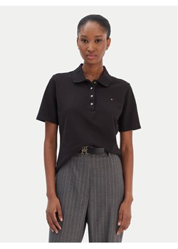 Tommy Hilfiger Polo 1985 WW0WW43224 Czarny Regular Fit ze sklepu MODIVO w kategorii Bluzki damskie - zdjęcie 187598516