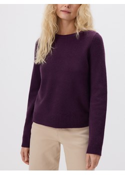 Reserved - Wełniany sweter - ciemnofioletowy ze sklepu Reserved w kategorii Swetry damskie - zdjęcie 187599528