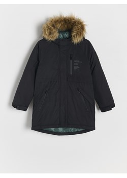 Reserved - Kurtka parka - czarny ze sklepu Reserved w kategorii Kurtki chłopięce - zdjęcie 187599619
