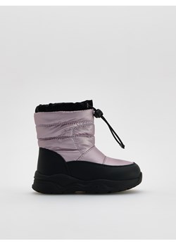 Reserved - Ocieplane śniegowce - lawendowy ze sklepu Reserved w kategorii Buty zimowe dziecięce - zdjęcie 187599739