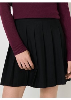 Sinsay - Spódnica mini z zakładkami - czarny ze sklepu Sinsay w kategorii Spódnice - zdjęcie 187600836