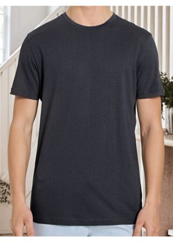 Sinsay - Bawełniana koszulka z krótkim rękawem - niebieski ze sklepu Sinsay w kategorii T-shirty męskie - zdjęcie 187600907