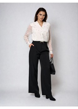 Sinsay - Eleganckie spodnie wide leg - czarny ze sklepu Sinsay w kategorii Spodnie damskie - zdjęcie 187600937