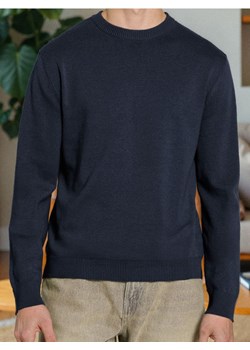 Sinsay - Sweter z długim rękawem - granatowy ze sklepu Sinsay w kategorii Swetry męskie - zdjęcie 187600946