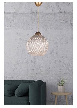 Opviq Lampa wisząca w kolorze beżowym - wys. 54 x Ø 22 cm ze sklepu Limango Polska w kategorii Oświetlenie - zdjęcie 187601175