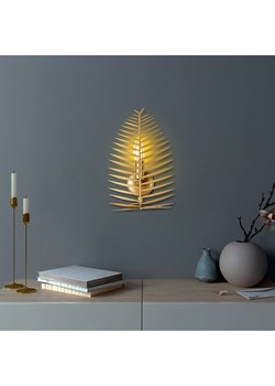 Opviq Lampa ścienna &quot;Leaf&quot; w kolorze złotym - 20 x 30 cm ze sklepu Limango Polska w kategorii Oświetlenie - zdjęcie 187601498