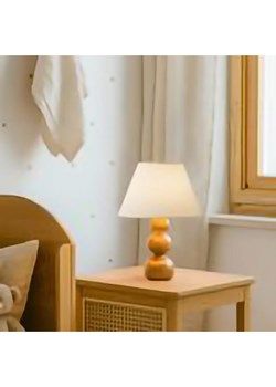 Opviq Lampa stołowa w kolorze kremowo-jasnobrązowym - wys. 32 x Ø 22 cm ze sklepu Limango Polska w kategorii Oświetlenie - zdjęcie 187601507
