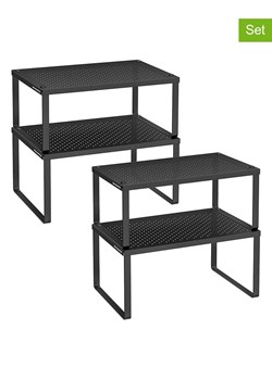 Songmics Regały (2 szt.) w kolorze czarnym na przyprawy ze sklepu Limango Polska w kategorii Regały i witryny - zdjęcie 187601569