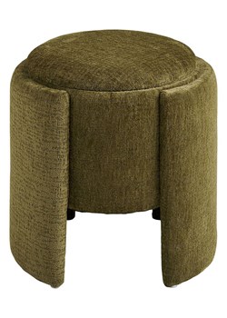 House Nordic Hocker &quot;Walsdorf&quot; w kolorze khaki ze schowkiem - wys. 43,5 x Ø 42 cm ze sklepu Limango Polska w kategorii Meble - zdjęcie 187601649