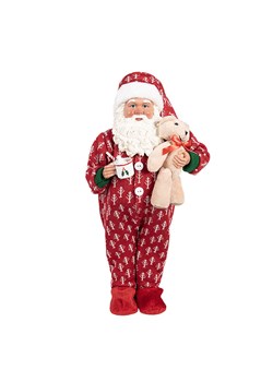 Clayre &amp; Eef Figurka dekoracyjna w kolorze czerwonym - wys. 45 cm ze sklepu Limango Polska w kategorii Dekoracje - zdjęcie 187601755