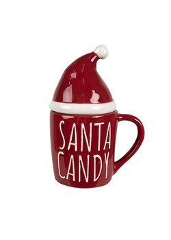 Clayre &amp; Eef Kubek w kolorze czerwonym - 300 ml ze sklepu Limango Polska w kategorii Dzbanki i zaparzacze - zdjęcie 187601776