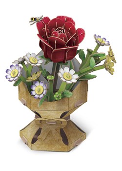 MGM 120-częściowe puzzle 3D &quot;Flower bouquet - Roses&quot; - 8+ ze sklepu Limango Polska w kategorii Puzzle - zdjęcie 187601928