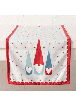 Boltze Bieżnik &quot;Remsy&quot; w kolorze biało-czerwono-miętowym - 140 x 40 cm ze sklepu Limango Polska w kategorii Obrusy i bieżniki - zdjęcie 187602056