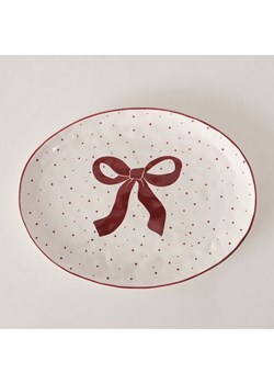 Boltze Półmisek &quot;Boucle&quot; w kolorze biało-czerwonym - Ø 31,5 cm ze sklepu Limango Polska w kategorii Misy i tace dekoracyjne - zdjęcie 187602077