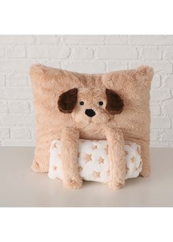 Boltze Poduszka &quot;Noah&quot; w kolorze jasnobrązowo-białym - 32 x 32 cm ze sklepu Limango Polska w kategorii Poduszki dekoracyjne - zdjęcie 187602095