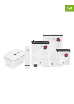 Zwilling 7-częściowy zestaw w kolorze biało-szarym do pakowania próżniowego ze sklepu Limango Polska w kategorii Pojemniki kuchenne - zdjęcie 187602357