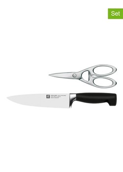Zwilling 2-częściowy zestaw &quot;Four Stars&quot; w kolorze czarnym ze sklepu Limango Polska w kategorii Noże kuchenne - zdjęcie 187602417