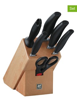 Zwilling 7-częściowy zestaw &quot;Five Star&quot; w kolorze jasnobrązowo-czarnym ze sklepu Limango Polska w kategorii Noże kuchenne - zdjęcie 187602495