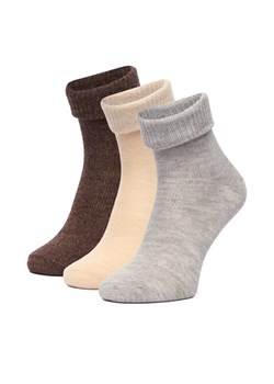 Skarpety długie Nine West CEO_KR_NW_101_W_AW25_(3-PACK) Kolorowy ze sklepu eobuwie.pl w kategorii Skarpetki damskie - zdjęcie 187602585