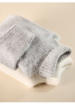 Reserved - Gładki sweter z golfem - jasnoszary ze sklepu Reserved w kategorii Swetry dziewczęce - zdjęcie 187603087