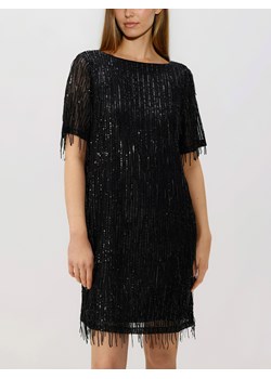 Reserved - Cekinowa sukienka mini - czarny ze sklepu Reserved w kategorii Sukienki - zdjęcie 187603138