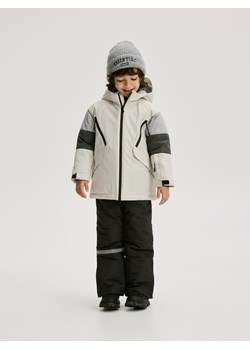 Reserved - Ocieplane spodnie na szelkach - czarny ze sklepu Reserved w kategorii Spodnie chłopięce - zdjęcie 187603168