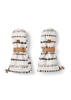 Elodie Details Rękawiczki &quot;Tidemark Drops&quot; w kolorze jasnobrązowo-białym ze sklepu Limango Polska w kategorii Rękawiczki dziecięce - zdjęcie 187603389