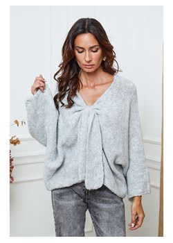 So Cachemire Sweter &quot;Chiwel&quot; w kolorze szarym ze sklepu Limango Polska w kategorii Swetry damskie - zdjęcie 187603465