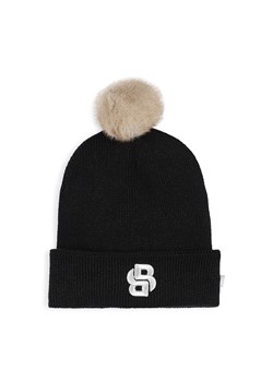 Hugo Boss Kids Czapka w kolorze czarnym ze sklepu Limango Polska w kategorii Czapki dziecięce - zdjęcie 187603527