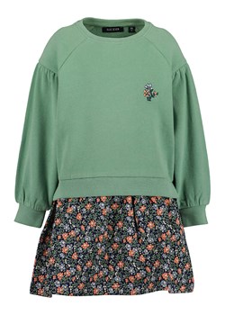 Blue Seven Sukienka dresowa w kolorze zielonym ze wzorem ze sklepu Limango Polska w kategorii Sukienki dziewczęce - zdjęcie 187603605