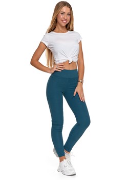 Legginsy lekko ocieplane Moraj RDL1800-014 green ze sklepu kontri.pl w kategorii Spodnie damskie - zdjęcie 187604119