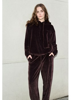 BLUZA DAMSKA WELUR CHOCO ze sklepu Jemiol w kategorii Bluzy damskie - zdjęcie 187604277