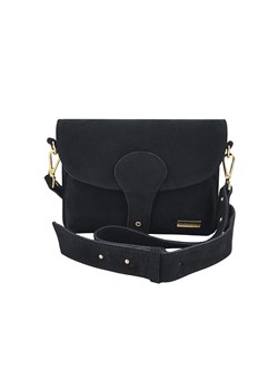 Zamszowa listonoszka na szerokim pasku - Czarna ze sklepu Barberinis w kategorii Listonoszki - zdjęcie 187604348