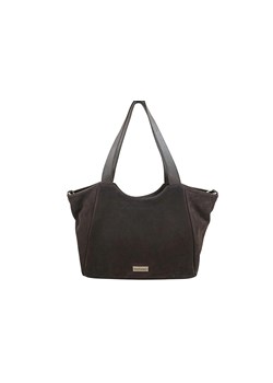 Torebka damska zamszowa typu worek - Brązowa ciemna ze sklepu butyolivier w kategorii Torebki worki - zdjęcie 187604939