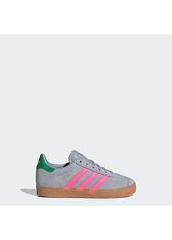 adidas Półbuty Originals Gazelle Szary ze sklepu MODIVO w kategorii Buty sportowe dziecięce - zdjęcie 187605245