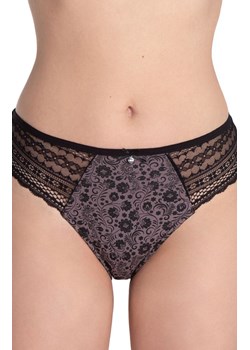 2-pak bawełniane figi damskie z kwiatowym wzorem L-1592BI, Kolor czarny-wzór, Rozmiar L, LAMA ze sklepu Primodo w kategorii Majtki damskie - zdjęcie 187605338