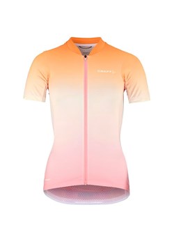 Craft Koszulka kolarska &quot;ADV Endur Graphic Jersey&quot; w kolorze pomarańczowo-różowym ze sklepu Limango Polska w kategorii Bluzki damskie - zdjęcie 187605457