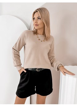 sweter valmont beżowy one size ze sklepu UBRA w kategorii Swetry damskie - zdjęcie 187605577
