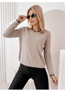 sweter montclair ciemnobeżowy one size ze sklepu UBRA w kategorii Swetry damskie - zdjęcie 187605649