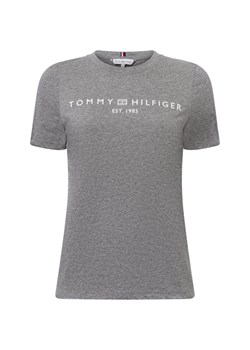 Tommy Hilfiger Koszulka damska Kobiety Bawełna szary jednolity ze sklepu vangraaf w kategorii Bluzki damskie - zdjęcie 187606997