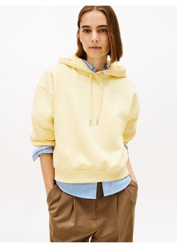 Tommy Hilfiger Damska bluza z kapturem Kobiety żółty jednolity ze sklepu vangraaf w kategorii Bluzy damskie - zdjęcie 187607049