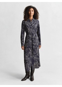 Gant Sukienka damska z bluzką Kobiety wiskoza granatowy wzorzysty ze sklepu vangraaf w kategorii Sukienki - zdjęcie 187607058