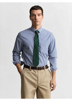 Gant Męska koszula casual Mężczyźni Regular Fit Bawełna niebieski w paski ze sklepu vangraaf w kategorii Koszule męskie - zdjęcie 187607065
