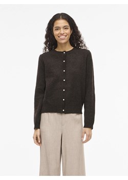 Vila Kardigan damski - VISalsa Kobiety czekoladowy marmurkowy ze sklepu vangraaf w kategorii Swetry damskie - zdjęcie 187607079