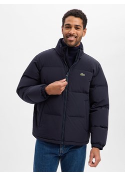 Lacoste Męska kurtka puchowa Mężczyźni Sztuczne włókno granatowy jednolity ze sklepu vangraaf w kategorii Kurtki męskie - zdjęcie 187607088